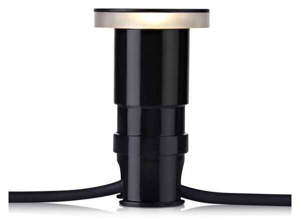 Markslöjd 106935 - Вградено външно LED осветително тяло GARDEN24 LED/3W/24V IP44 черно
