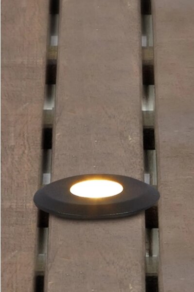 Markslöjd 107285 - LED външно вградено осветително тяло GARDEN24 LED/3W/24V IP44 черно