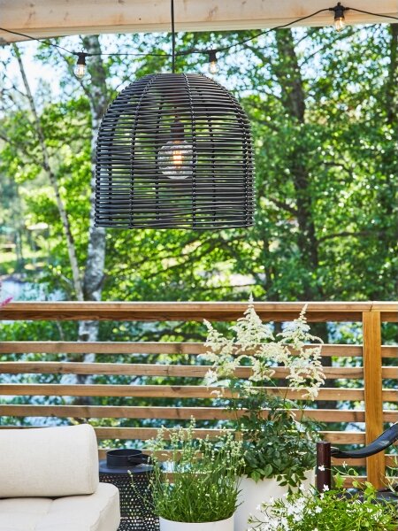 Markslöjd 107990 - LED външно висящо осветително тяло GARDEN24 LED/2,86W/24V IP44 черно