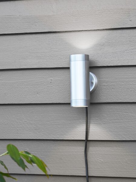 Markslöjd 108170 - LED външно стенно осветително тяло GARDEN24 2xLED/3W/24V IP44 с хром