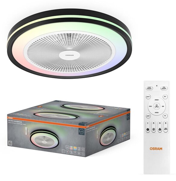 Osram - LED RGB димируемо осветително тяло с вентилатор MURLAN LED/26W/230V 3000-6500K + дистанционно управление