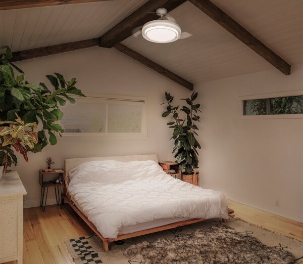 Osram - LED димируемо осветително тяло с вентилатор PONIENTE LED/36W/230V 3000/4000/6500K + дистанционно управление