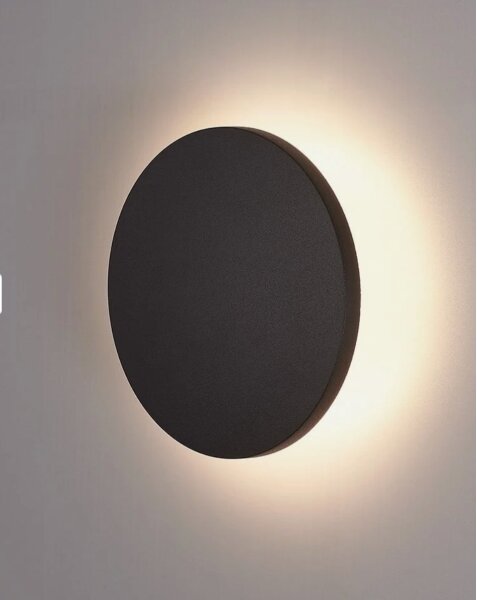 HÖFFTECH - LED външна стенна лампа LED/10W/230V кръгла IP65