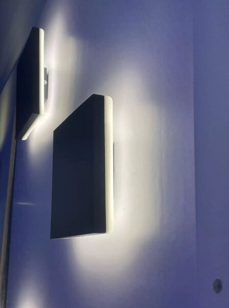 HÖFFTECH - LED Външно стенно осветително тяло LED/10W/230V квадратно IP65