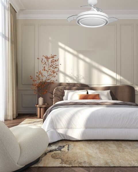 Osram - LED димируемо осветително тяло с вентилатор PONIENTE LED/36W/230V 3000/4000/6500K + дистанционно управление
