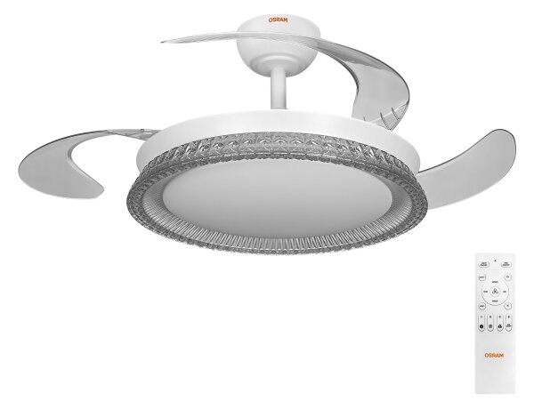 Osram - LED RGB осветително тяло с функция за димиране и вентилатор CIERZO LED/35W/230V 3000-6500K + дистанционно управление