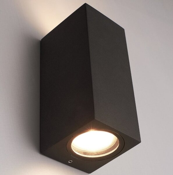HÖFFTECH - Външно стенно осветително тяло 2xGU10/35W/230V IP65