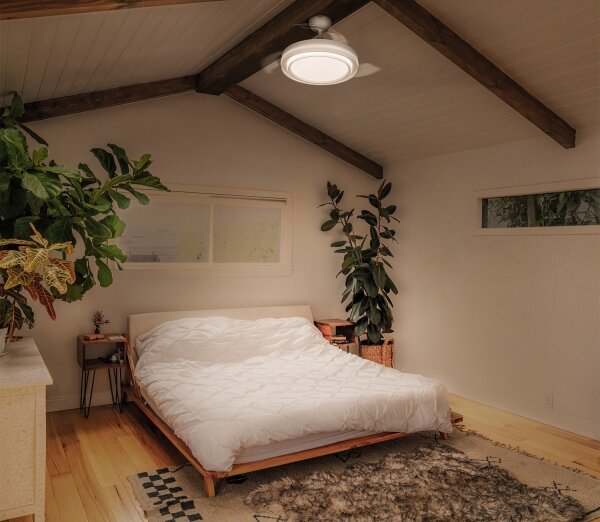 Osram - LED димируемо осветително тяло с вентилатор PONIENTE LED/36W/230V 3000/4000/6500K + дистанционно управление