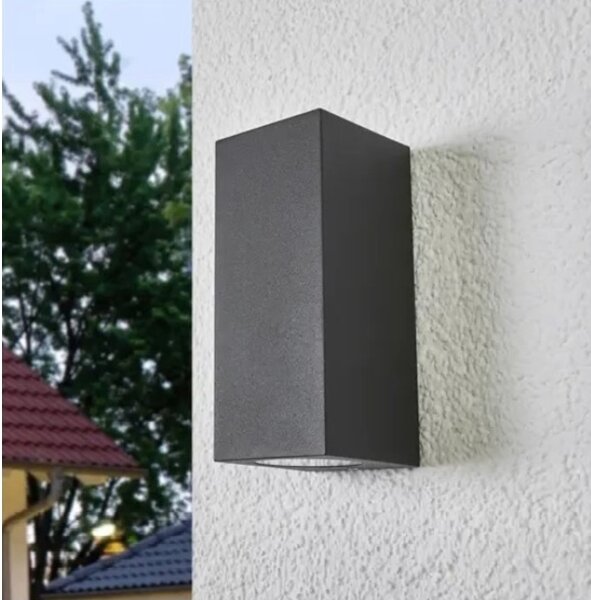 HÖFFTECH - Външно стенно осветително тяло 2xGU10/35W/230V IP65