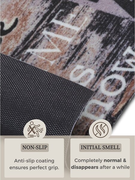 Кафяв килим 50x150 cm Enjoy Coffee Break - Hanse Home