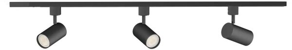 Philips - Точково осветително тяло за релсова система EASYLINK 3xGU10/7W/230V 1m черно