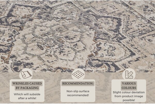Сиво-бежов килим 80x120 cm Terrain Designer Sand – Hanse Home