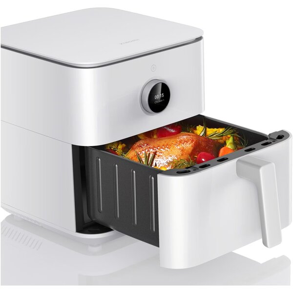 Фритюрник с горещ въздух Xiaomi Smart Air Fryer 6.5, вместимост 6.5 л. SMART контрол, 1800W, Wi-Fi, бял
