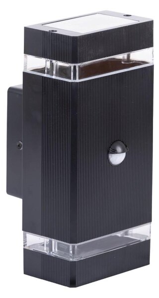 Екстериорен аплик със сензор NIZZA 2xGU10/35W/230V IP65