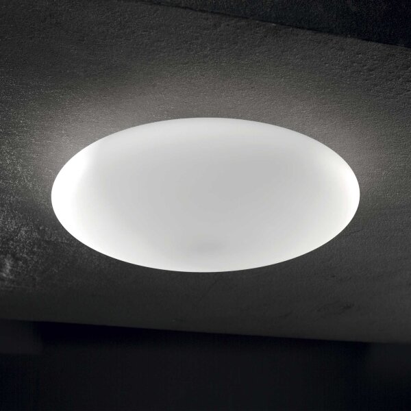 Ideal Lux - Плафон SMARTIES 1xE27/42W/230V Ø 33 см бял