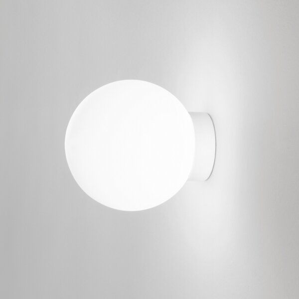 Ideal Lux - Стенно осветително тяло MAPA, 1xE27/42W/230V, Ø 20 см, бяло