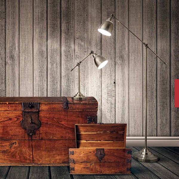 Ideal Lux - Стенен аплик NEWTON 1xE27/42W/230V бронзов