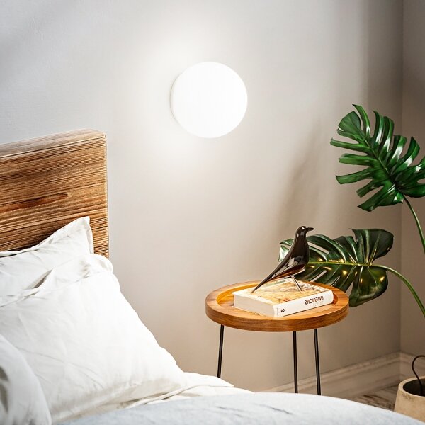 Ideal Lux - Стенно осветително тяло MAPA, 1xE27/42W/230V, Ø 20 см, бяло