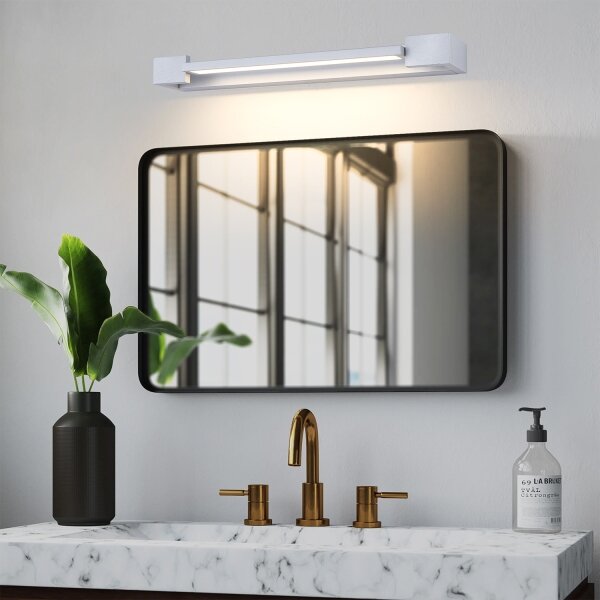 Brilagi-LED Огледало за баня AQUA LINE LED/12W/230V 45 см IP44 матов хром