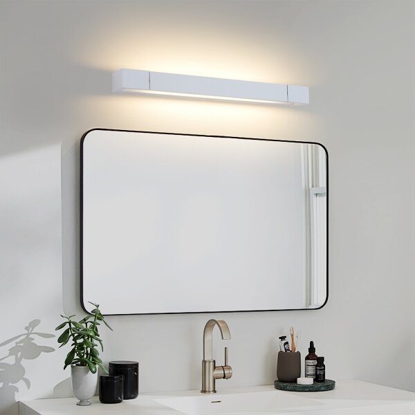 Brilagi-LED Огледало за баня AQUA LINE LED/12W/230V 45 см IP44 матов хром