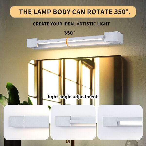 Brilagi-LED Огледало за баня AQUA LINE LED/12W/230V 45 см IP44 матов хром