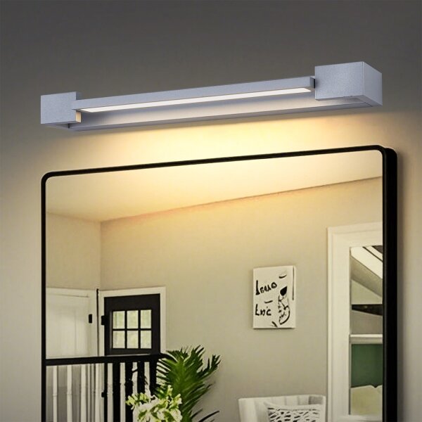 Brilagi-LED Огледало за баня AQUA LINE LED/12W/230V 45 см IP44 матов хром