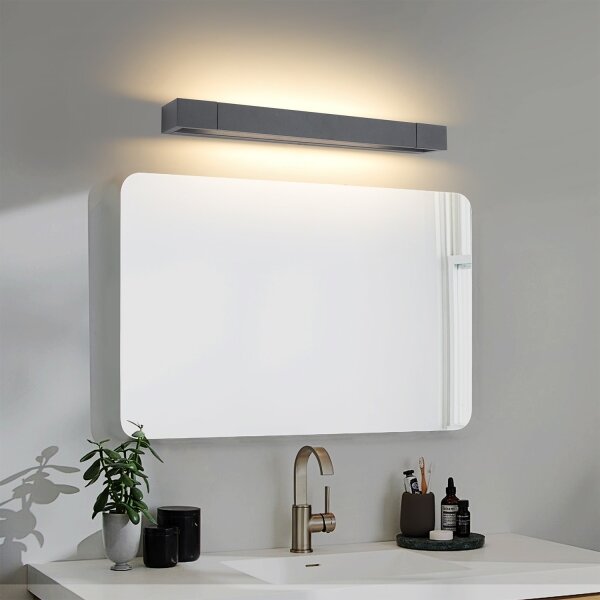 Brilagi - LED Баня. осветление за огледало AQUA LINE LED/12W/230V 45 cm IP44 антрацит