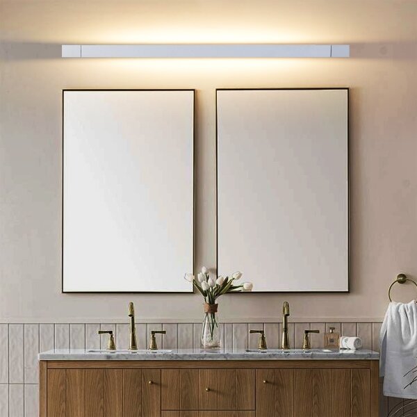 Brilagi-LED Огледала за баня с LED осветление AQUA LINE LED/36W/230V 120 см IP44 матов хром