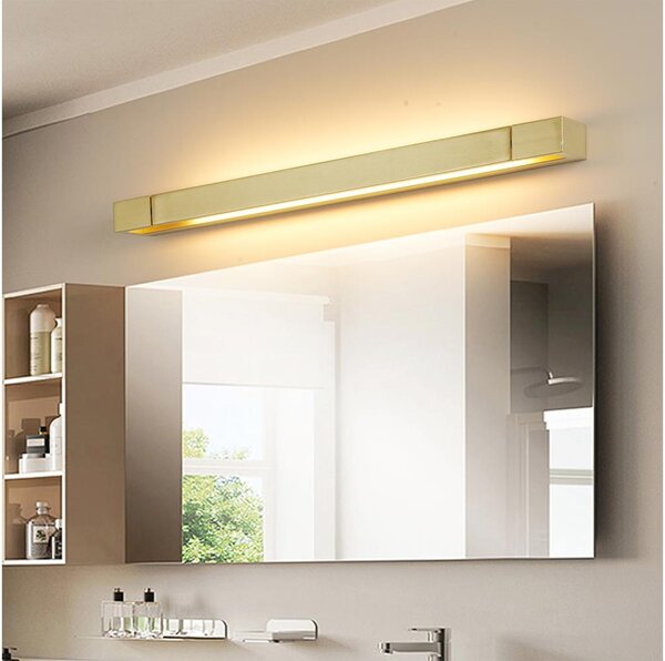 Brilagi-LED Огледално осветление за баня AQUA LINE LED/18W/230V 60 cm IP44 златисто