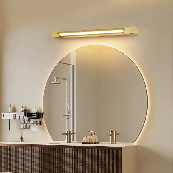 Brilagi-LED Огледално осветление за баня AQUA LINE LED/18W/230V 60 cm IP44 златисто