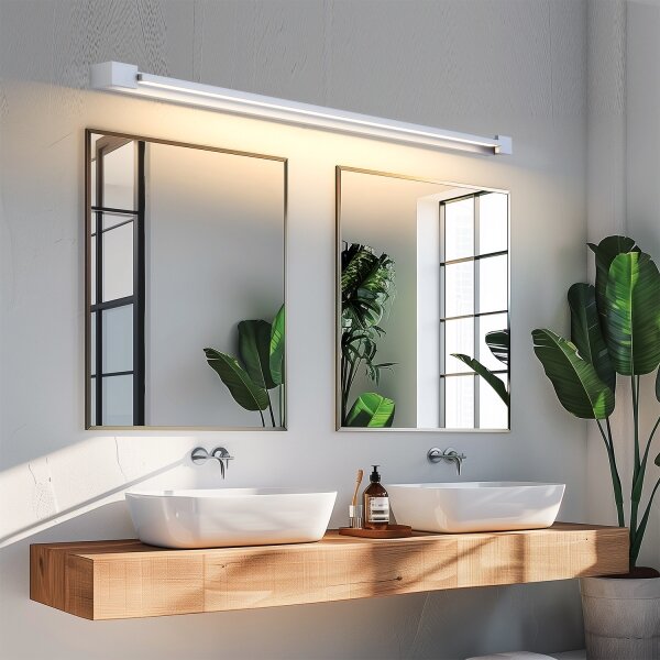 Brilagi-LED Огледала за баня с LED осветление AQUA LINE LED/36W/230V 120 см IP44 матов хром