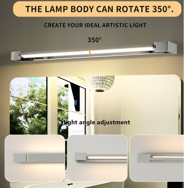 Brilagi-LED Осветено огледало за баня AQUA LINE LED/24W/230V 90 см IP44 гланцов хром
