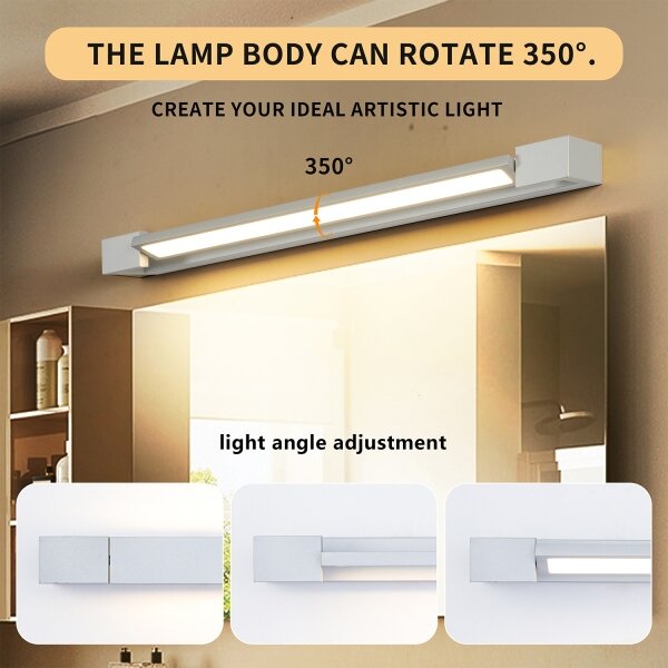 Brilagi-LED Осветително огледало за баня AQUA LINE LED/18W/230V 60 cm IP44 матов хром