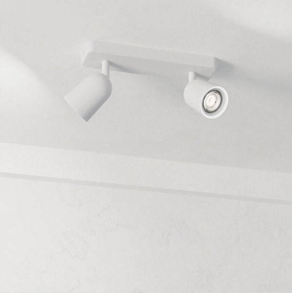Eglo 901946 - Точково осветително тяло CAMALDOLI 2xGU10/10W/230V бяло