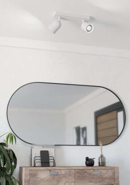 Eglo 901946 - Точково осветително тяло CAMALDOLI 2xGU10/10W/230V бяло