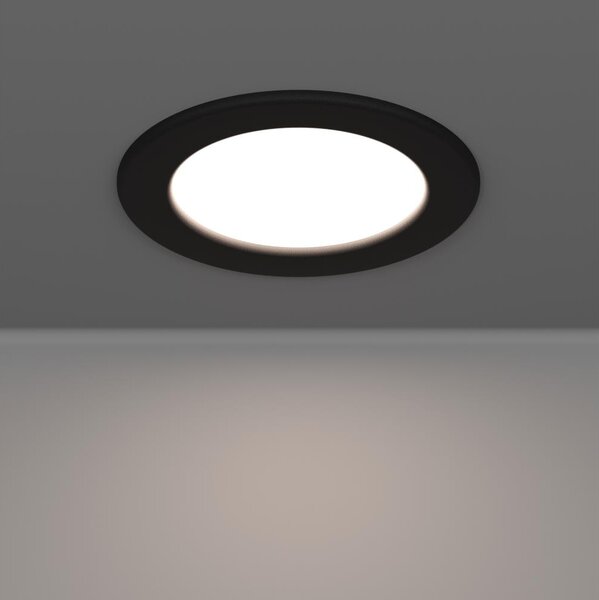 Eglo 901413-LED Вградено осветително тяло за баня FUEVA LED/6,3W/230V Ø 11,9 cm IP44 черно