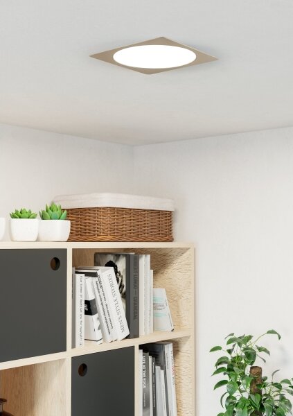 Eglo 901411 - LED вградено осветително тяло FUEVA LED/18,5W/230V 21,6x21,6 cm хром