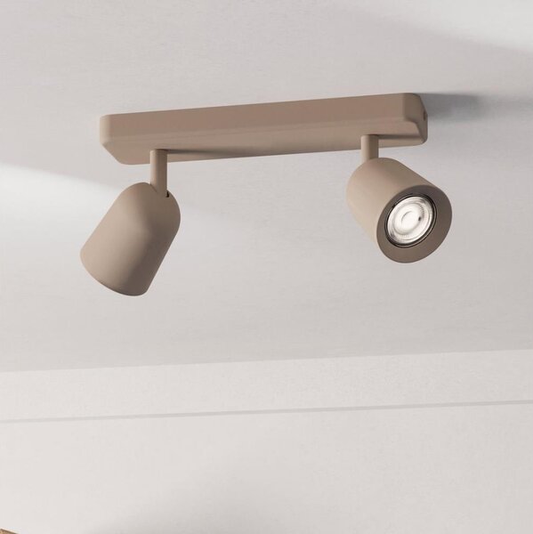 Eglo 902344 - Точково осветително тяло CAMALDOLI 2xGU10/10W/230V бежово