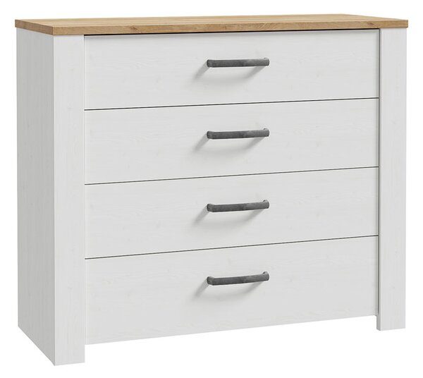 Скрин FOUR 100 см, дъб ривиера/светла иглослистна дървесина