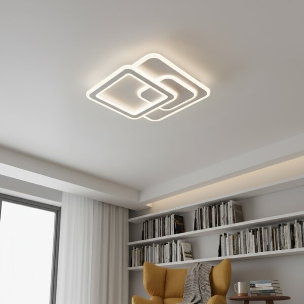 Brilagi - Димируемо LED таванно осветително тяло MODERN LED/80W/230V 3000-6000K + дистанционно управление