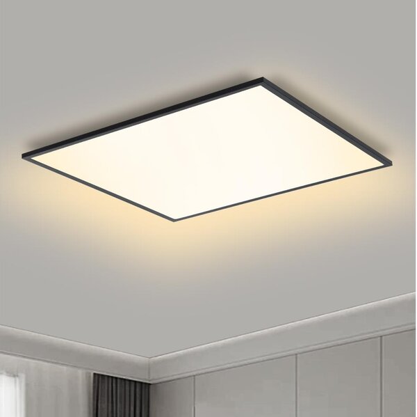 Brilagi - LED Плафониера SLIMFRAME LED/58W/230V 60x60 см черен