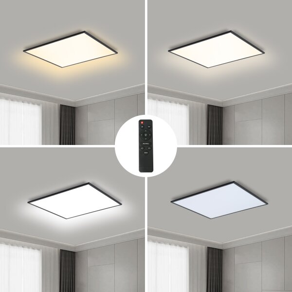 Brilagi - LED Димируема лампа SLIMFRAME LED/36W/230V 45x45 см черен + д.у