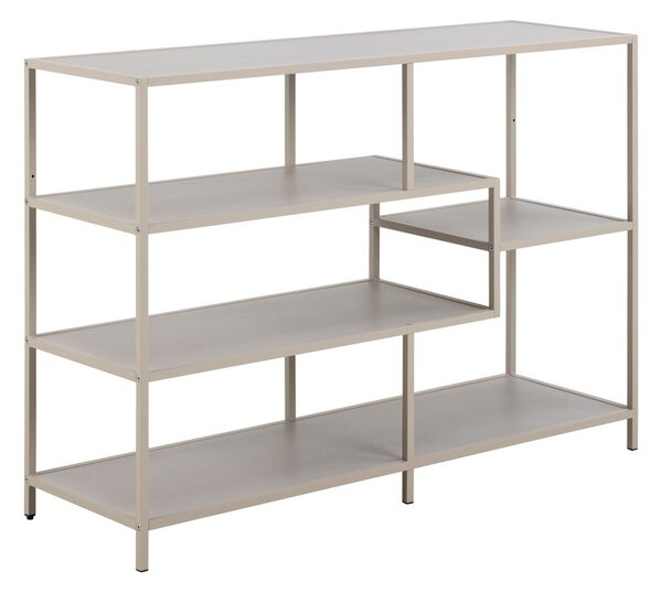 Сива библиотека 114x78x35 cm Seaford – Actona