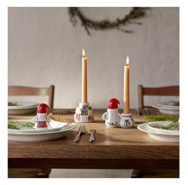Керамичен свещник с коледен мотив Hammershøi Christmas Father Elf – Kähler Design