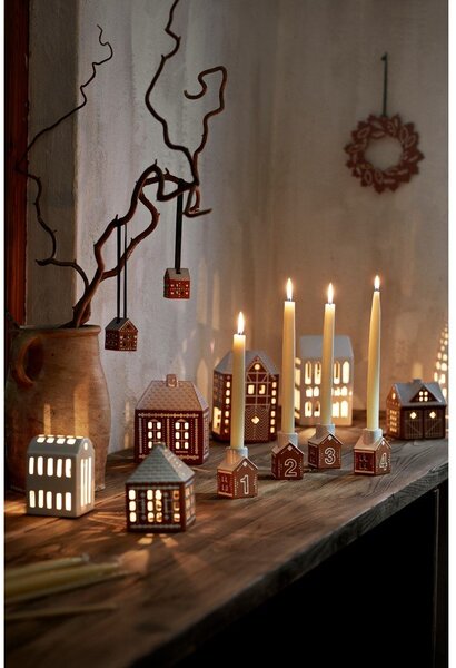 Керамичен адвент свещник Gingerbread – Kähler Design