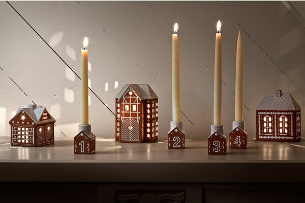 Керамичен адвент свещник Gingerbread – Kähler Design