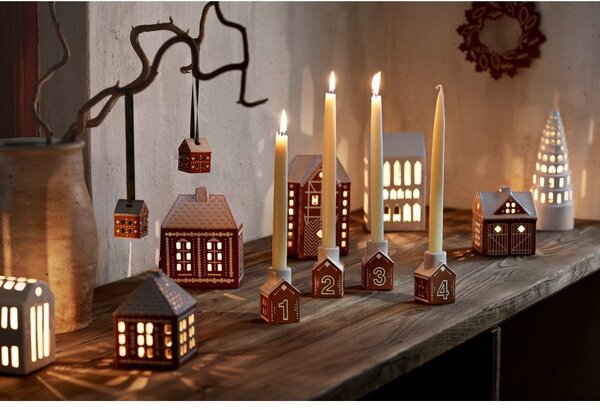 Керамичен адвент свещник Gingerbread – Kähler Design