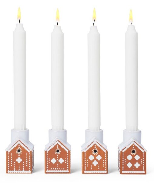 Керамичен адвент свещник Gingerbread – Kähler Design