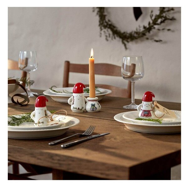 Керамичен свещник с коледен мотив Hammershøi Christmas Father Elf – Kähler Design