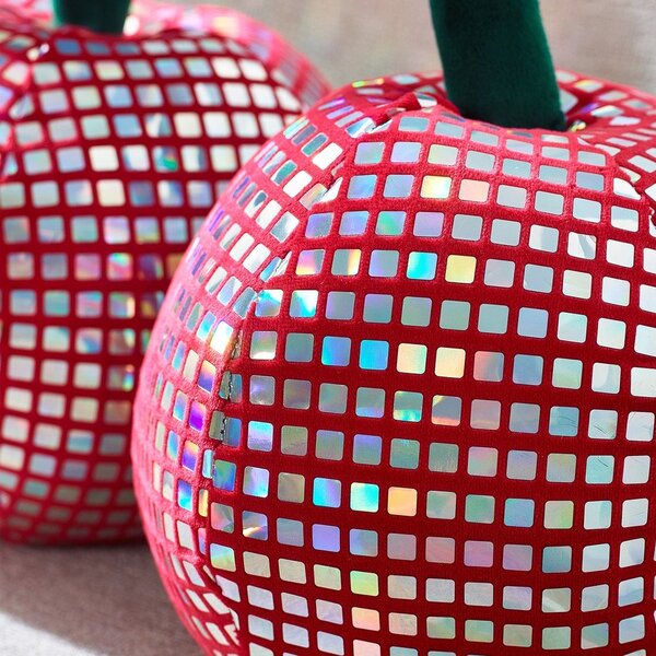 Плюшена декоративна възглавница 25x30 cm Disco Cherries – Catherine Lansfield